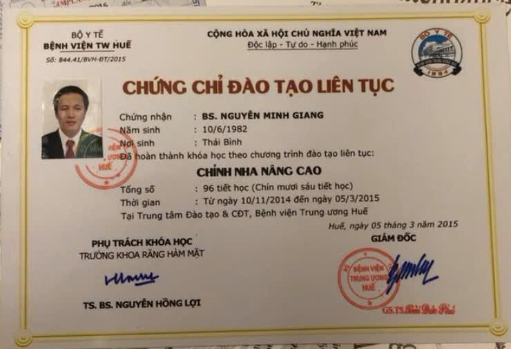 Bác sĩ Nguyễn Minh Giang