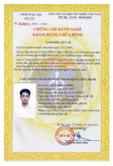 Bác sĩ Lê Cảnh Lương