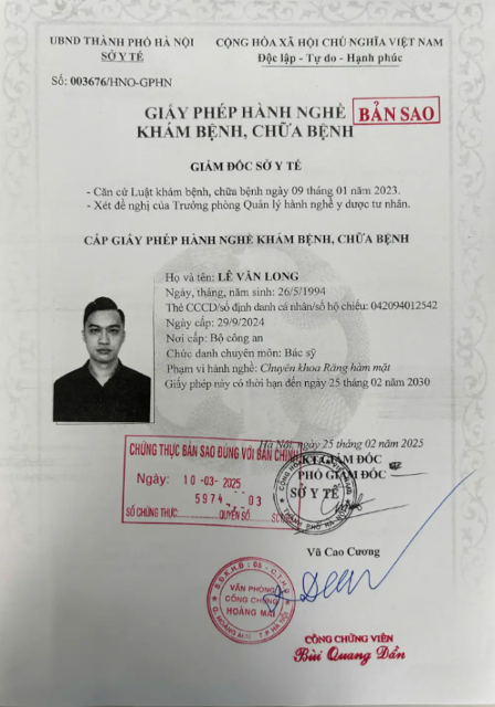 Bác sĩ Lê Văn Long 