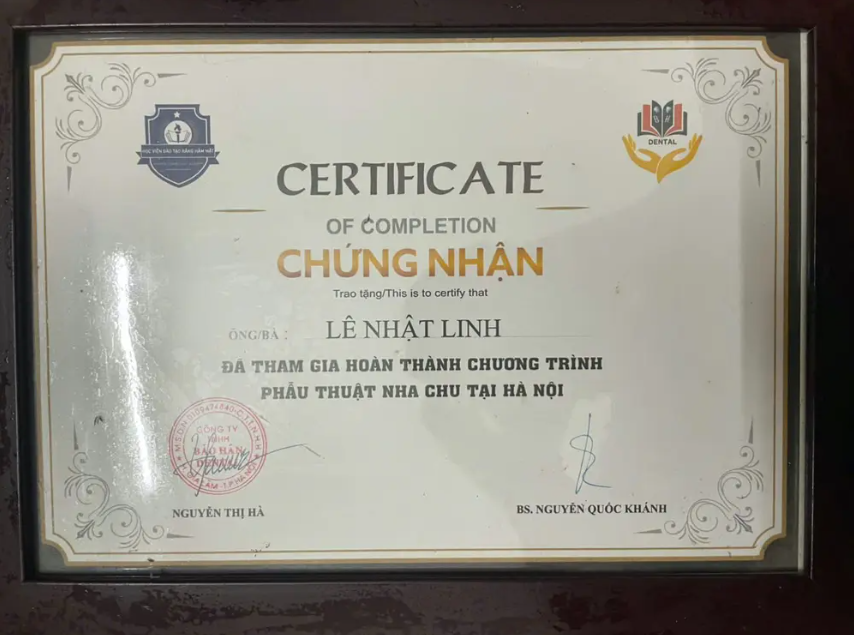 Bác sĩ Lê Nhật Linh