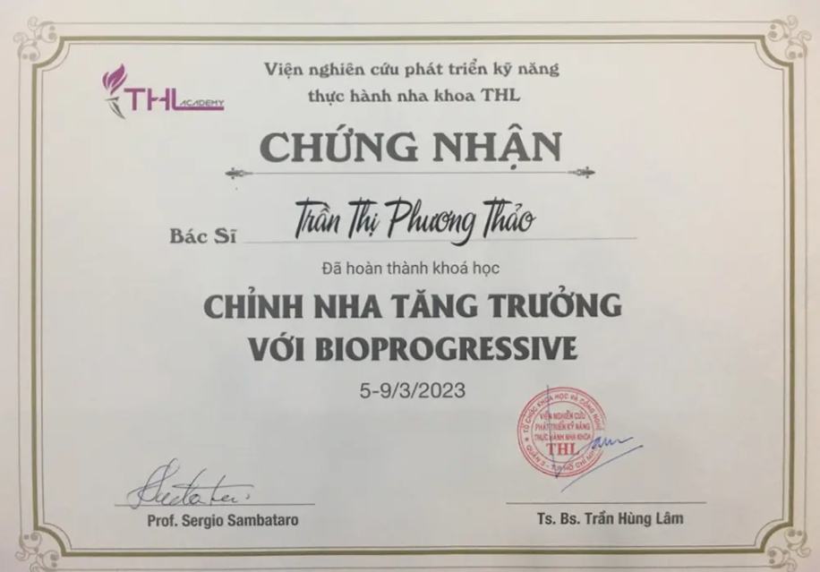 Bác sĩ Trần Thị Phương Thảo