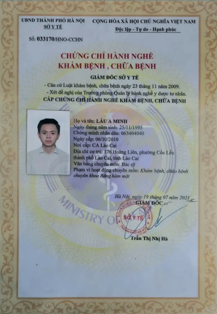 Bác sĩ Lầu A Minh