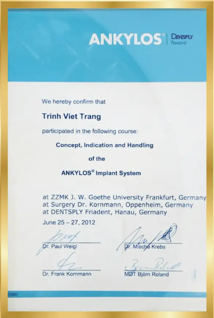 Bác sĩ Trịnh Việt Trang