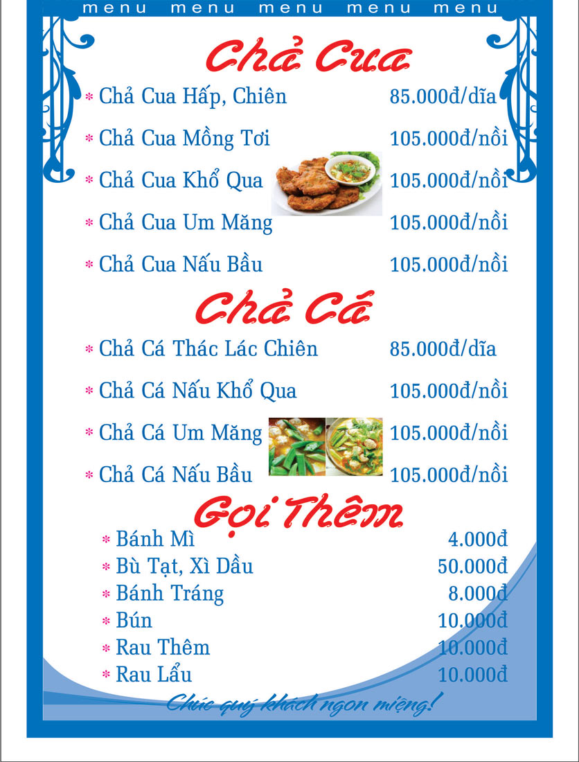 Bảng giá 