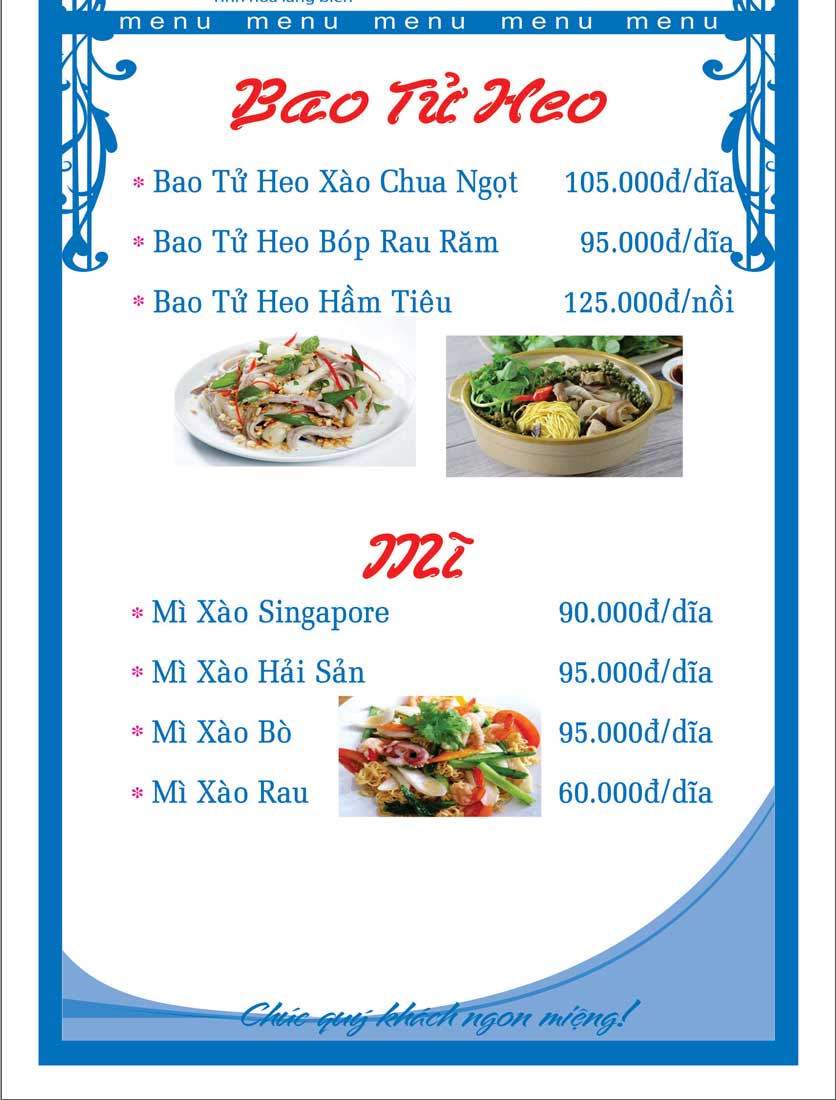 Bảng giá 